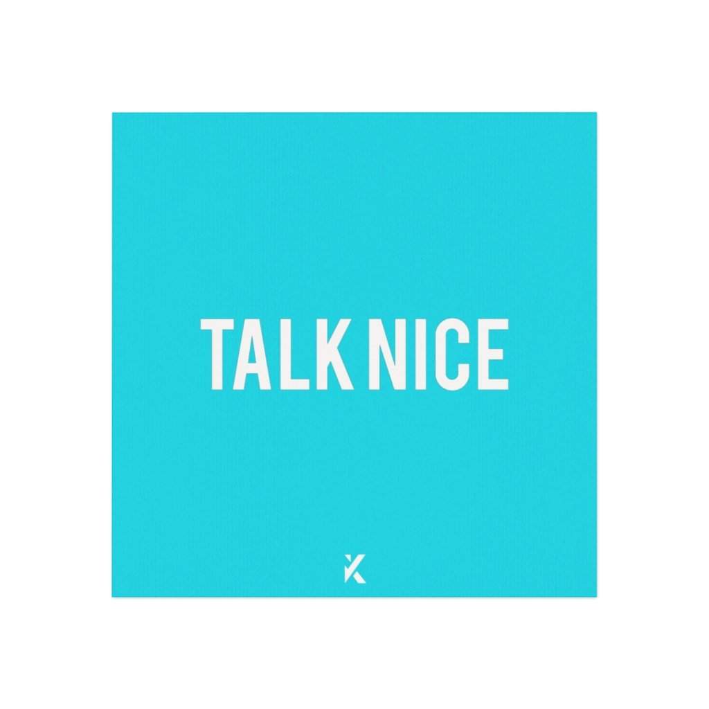 "Talk Nice" Magnet-Printify-Home & Living,Made in USA,Magnets,Magnets & Stickers