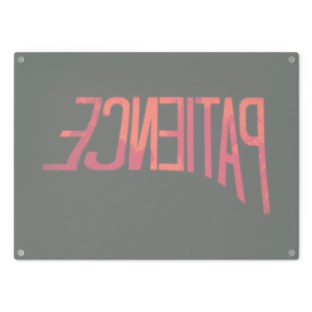 "Patience" Cutting Board-Printify-Accessories,Cooking,Home & Living,Home Decor,Kitchen