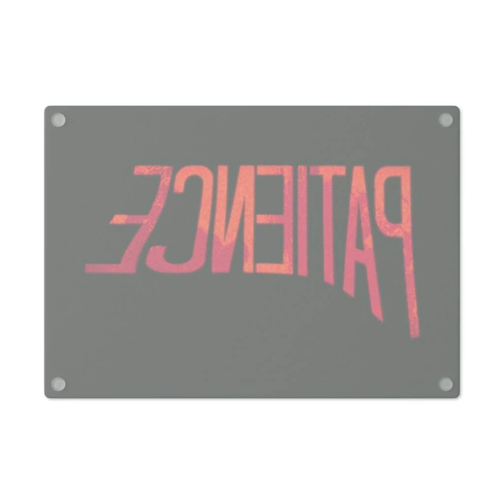 "Patience" Cutting Board-Printify-Accessories,Cooking,Home & Living,Home Decor,Kitchen