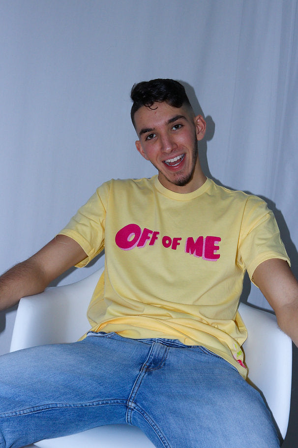 "Off Of Me" Yellow T-Shirt